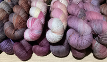 Load image into Gallery viewer, 4Ply Hand Dyed Sock Yarns OOAK 100g 425m