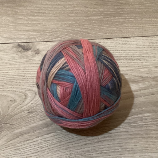 4Ply  Hand Dyed Sock Yarns 100g Self Stripped balls
